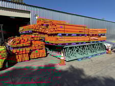 LARGE QUANTITY OF PALLET RACKING ALL OR PARTIAL AVAILABLE