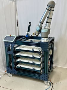 Universal Robots, UR-10e, robot with custom drawer style stand, 51.2" reach, 2020