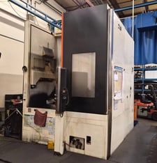 36.2" Mazak #Mega-Turn-900, vertical turret lathe, Mazatrol Matrix Nexus 2 Control, 39.37" swing, 31" under