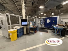 Mori Seiki #MH-503 (2 Mach / 18 pallet system), Fanuc MSC502 controls, 31.5" X, 25.6" Y, 29.5" Z, thru