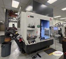 Haas #UMC-1000, 5-Axis CNC vertical machining center, 40" X, 25" Y, 25" Z, 15000 RPM, 50+1 side mount tool