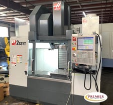 Haas #VF-2SSYT, CNC vertical machining center with TR160 trunnion 5-Axis & Fanuc robot, 30" X, 20" Y, 20" Z