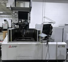 Mitsubishi #MV2400-S, wire Electrical Discharge Machine, 21.6" X, 13.8" Y, 13.8" Z, automatic wire threading