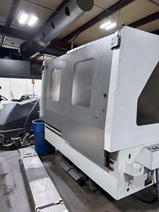 Hyundai Kia #KH63G, CNC horizontal machining center, 60 automatic tool changer, 37.4" X, 32.5" Y, 29.9" Z