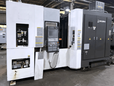Okuma #MB5000, CNC horizontal machining center, 60 automatic tool changer, 29.9" X, 29.9" Y, 29.9" Z, 15000