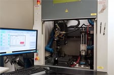 Laser Welding Workstation ITL #112975, GSI JK300PS, chiller, fume extractor, 2008