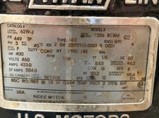 400 HP 1800 RPM U.S. Motors, Frame 449TP, weather protected enclosure type 1, VHS, vertical hollow shaft