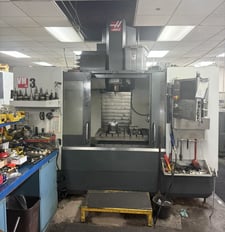 Haas #VM-3, CNC 4-Axis vertical machining center, 40" X, 26" Y, 25" Z, WIPS, 2015