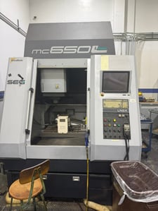 Sodick #MC650L, CNC 4" Axis High Speed Vertical Machining Center, LN2X control, 2006