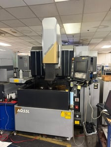 Sodick #AQ55L, CNC Sinker Electrical Discharge Machine, LN1 Control, ATC, 2003