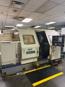 Okuma #LC30, CNC lathe, OSP-5000L-G control, 3-Jaw chuck, tailstock