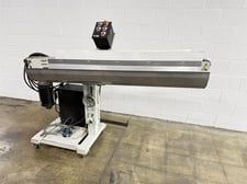 4" wide x 72" long Conair #MTAC406, Take-Away Conveyor, 20-500 FPM, 42" centerline