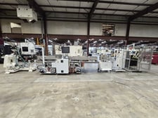 2" Davis Standard, super blue single screw extrusion line, 24:1 L/D ratio, air cooled barrel, 42" centerline