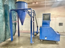 20" x 20" Conair Wortex #HD2020, granulator, 30 HP Lincoln Motor, 3 Fly Knives, 2 Bed Knives, Tangential