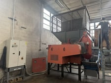Weima #WLK-15, 59" x 59" V-Rotor Shredder, 120 HP AC motor, 2014