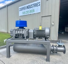 Gardner Denver Heliflow #HYFMJBA, 75 HP, 3550 RPM, Stoddard silencer inlet filter, very low hour Gardner