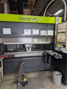 55 Ton, SafanDarley #E-Brake-50-2050, electric press brake, 6' 6" OA, 80" between housing, 11.8" stroke