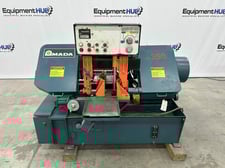 10" x 12" Amada #HA-250, automatic horizontal band saw, vari-speed blade, 11' 6" x 1" blade
