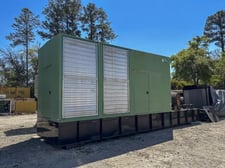 1500 KW Cummins #KTA-50-G9, diesel generator, weatherproof enclosure, 277/480 Volts, 854 hours, 2005