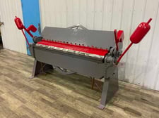 12 gauge x 6' Dreis & krump #L36, box & pan brake, manual clamping, serial #12354