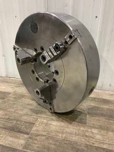 24-3/4" Rohm #ZX630, 3-jaw chuck, removable top jaw, new, never used