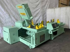 18" x 22" Hyd-Mech #V-18APC, automatic tilt frame vertical band saw, 45° head tilt/miter, 65-385 FPM