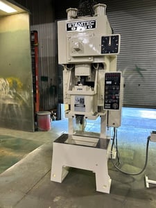 66 Ton, Stamtec #G1-60, Single Crank Gap Frame Mechanical Press, 11.81" die height, 4.72" stroke, 2.95" slide