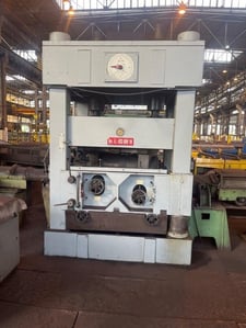 4.72" Farrel Norton #4V-2M, 2-Roll Straightening Machine, 18" x 27" rolls diameter, 30 m/min.