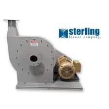 1280 cfm, Sterling Blower #724-30FV, Centrifugal Pressure Blower, 24" fabricated steel wheel diameter, 30 HP