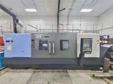 Daewoo Doosan Puma #5100LC, 10.8" bore, 80" centers, 24" chuck, 60 HP, 12 turret, Fanuc i-Series Control