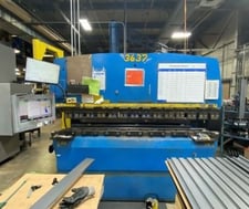 125 Ton, Amada #RG-125, cnc press brake, 100.5" between housing, 15.7" throat, 3.94" stroke, 14.9" open, 11
