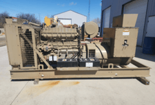 350 KW Cummins #NTTA855G2, diesel generator, 480 Volts, 535 hp, CPL 0702 serviced tested, 1988