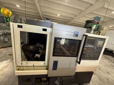Hwacheon #Cutex-160A, CNC lathe, 550mm swing, 56mm bar, 6" chuck, 6000 RPM, 2010