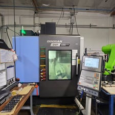 Daewoo Doosan #DVF-5000, 5-Axis CNC vertical machining center, HSK A63, Heidenhain TNC640 Control, 24" X, 17"