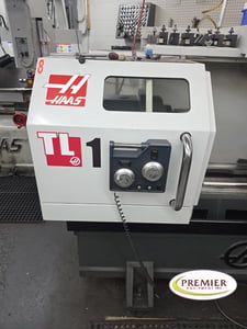 Haas #TL-1, CNC tool room lathe, 20" swing, 30" centers, 11" swing over cross slide, 3-jaw 8" chuck, 2019