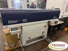 Edge Technologies #Rebel-80, barfeed, .315" to 3.150" bar diameter, 60" bar length, 30" magazine rack