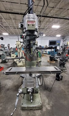 Bridgeport #Series-I, vertical mill, 9" x48" tbl., 2 HP, Acu-Rite 2-Axis digital read out, Mitutoyo Z-Axis