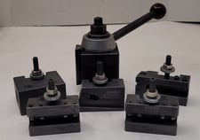 Phase II, quick change tool post, 250-333 - 6 Piece Set w/ Holders