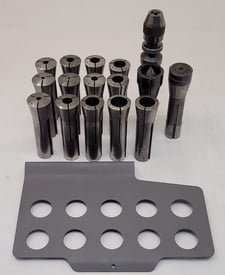 R8 Collet/Tooling Set - Various Sizes - Set of 17