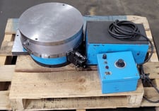 Roto-Technology #412-V1-24, 12" diameter, precision variable speed, fine line magnetic top rotary table