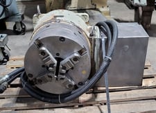 Yuasa #DMNC-32001, rotary table, 4-jaw Bison chuck