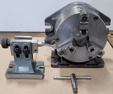 Yuasa #550-007-Super-Spacer, 3-jaw chuck & tailstock
