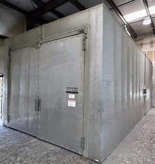 144" width x 336" D x 120" H Global Finishing Solutions #BPO-121028-TM-SB-SD-SP, NG batch oven, 500&deg;F, 2024