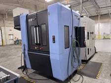Daewoo Doosan #NHP-4000, CNC horizontal machining center, 60 automatic tool changer, 22" X, 25.2" Y, 25.2" Z