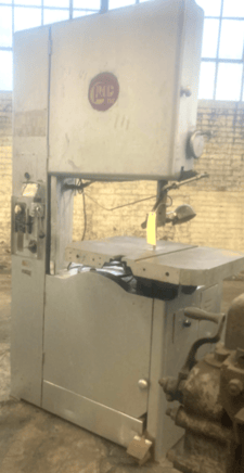 20" Grob, Vertical Band Saw, 220 Volt, 3PH