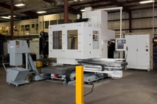 4.33" Microcut #HBM-4, 60 automatic tool changer, 86" X, 63" Y, 49" x59" B-Axis rotary table, thru spindle