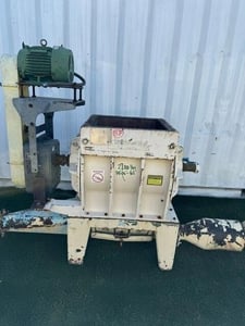 18" x 16" Clarke's #CW-71, Rotary Airlock Feeder, 3 HP @ 1755 RPM Toshiba motor, Falk gearbox, 24.99:1 ratio