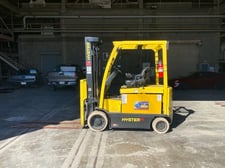 7000 lb. Hyster #E70XN, Electric Cushion Tire Forklift, Ac Drive, Sit-down Rider, 1889 hours, 2020