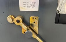 Jayshree #KHVR-430, Guillotine Shear, 1/4" x 10', w/ spare parts, unused