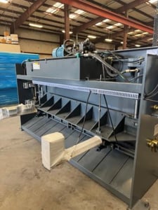 Jayshree #KHVR-430, Guillotine Shear, 1/4" x 10', w/ spare parts, unused